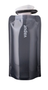 0.5L Grey Vapur Shades Foldable Water Bottle