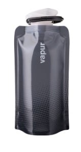 0.5L Grey Vapur Shades Foldable Water Bottle 12-Pack