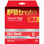 Dirt Devil Vacuum Filters, Bags & Belts DIRT DEVIL DELUXE replacement part Dirt Devil C Vacuum Bags by 3M Filtrete 3-Pack