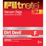 Dirt Devil Vacuum Filters, Bags & Belts DIRT DEVIL POWER PAK replacement part Dirt Devil F Vacuum Bags by 3M Filtrete 3-Pack