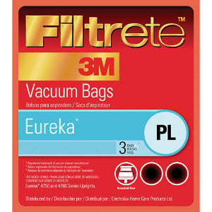 Eureka PL Vacuum Bags by 3M Filtrete 3-Pack