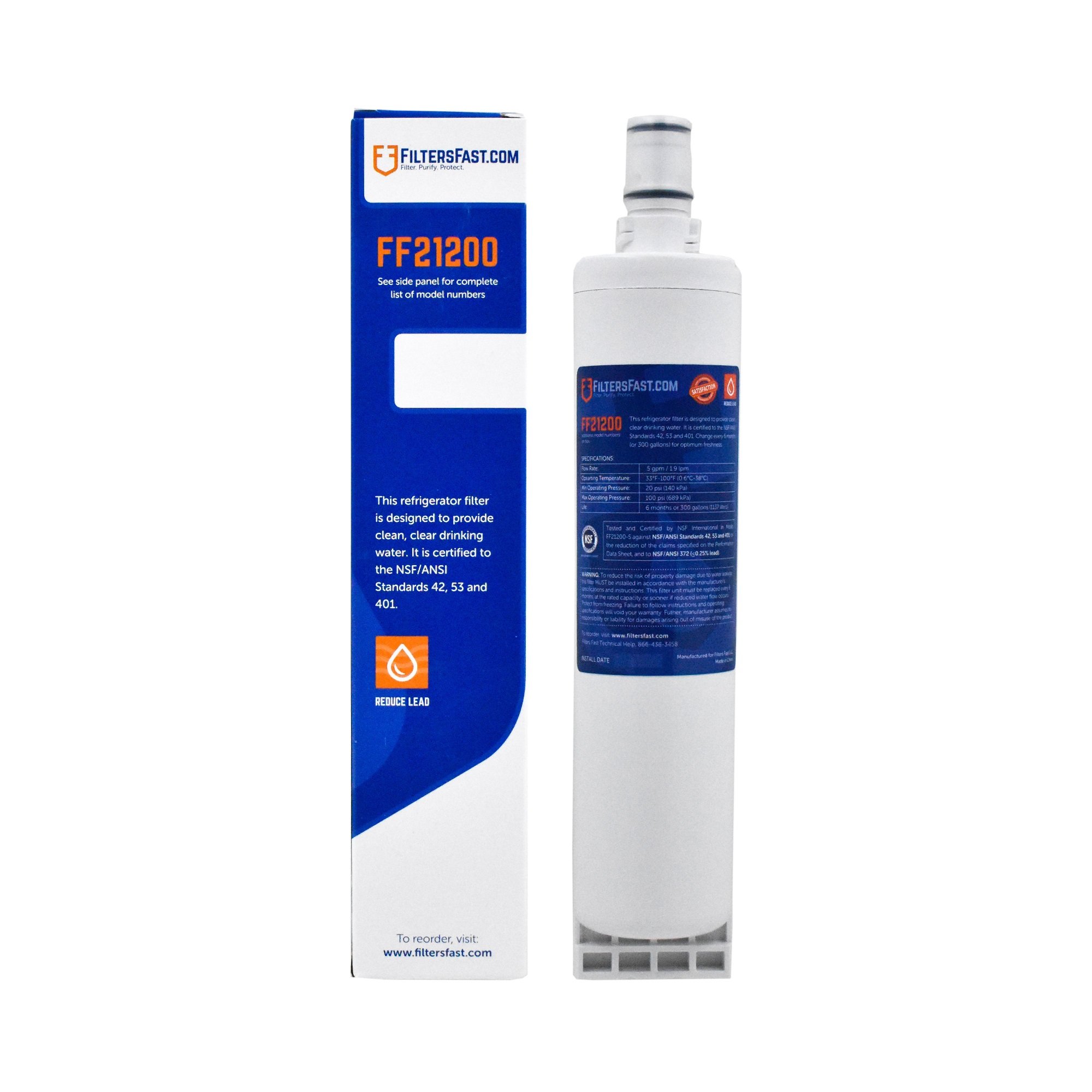 Filters Fast&reg; FF21200 Replacement for everydrop PH-EDR5RXD2