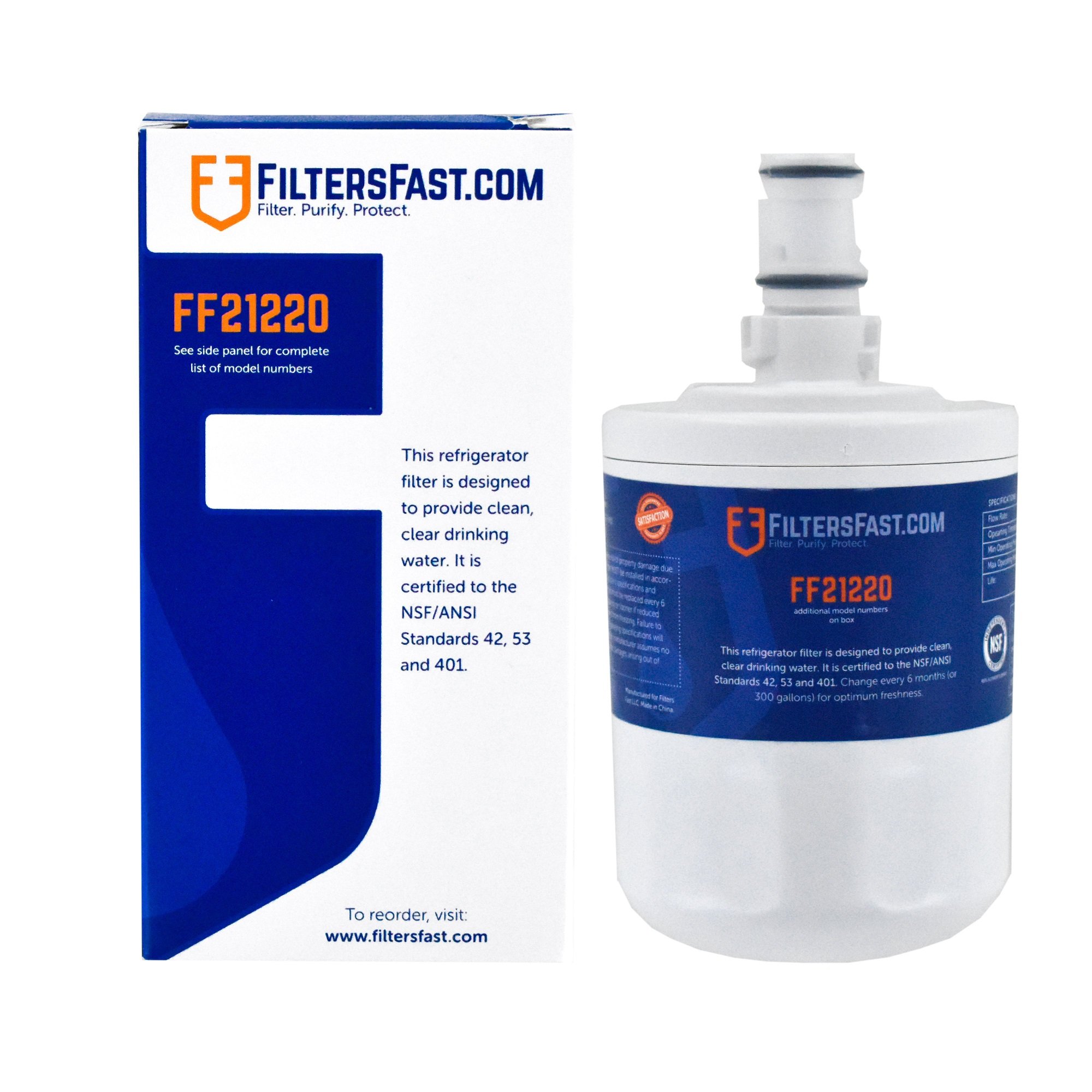 Filters Fast&reg; FF21220 Refrigerator Water Filter