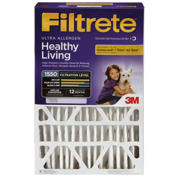 Filtrete Deep Pleated 1550 Replacement 4" Filter