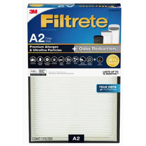 Filtrete FAPF-A2-4 True HEPA Air Purifier Filter