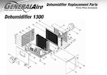 GeneralAire GENERALAIRE 1300 replacement part - GeneralAire 7410 Dehumidifier Duct Supply