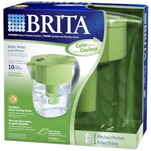 Brita Grand Water Filter Pitcher - Green 4-Pack