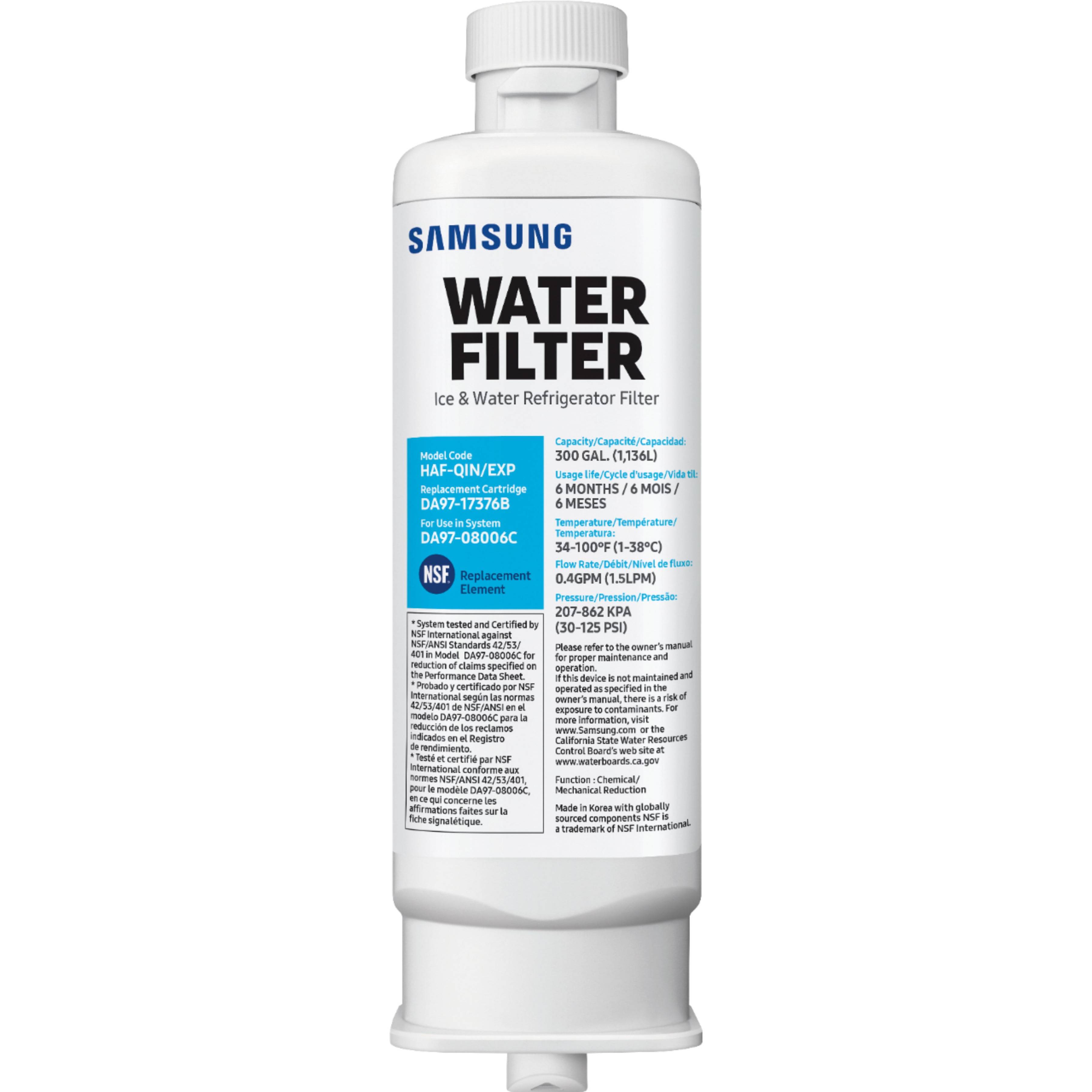 Samsung HAF-QIN Refrigerator Water Filter DA97-17376B DA97-08006C