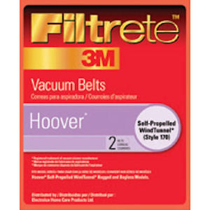 Self-Propelled Hoover Wind Tunnel Belt by 3M 2-Pack