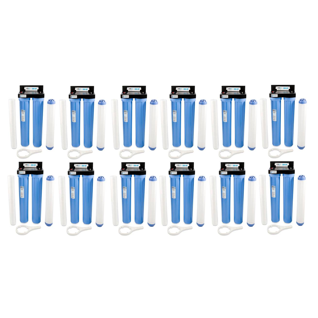 Hydro Life 52650 High Flow Twin Filter System- 12-Pack