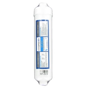 Hydronix 12" Inline Coconut Water Filter 1/4" FPT