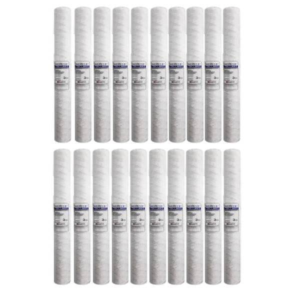 Hydronix 40" String Wound Water Filter 10 Micron - 20-Pack