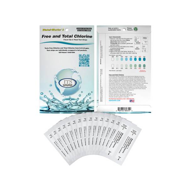 WaterWorks™ 2 Free & Total Chlorine Test Strips