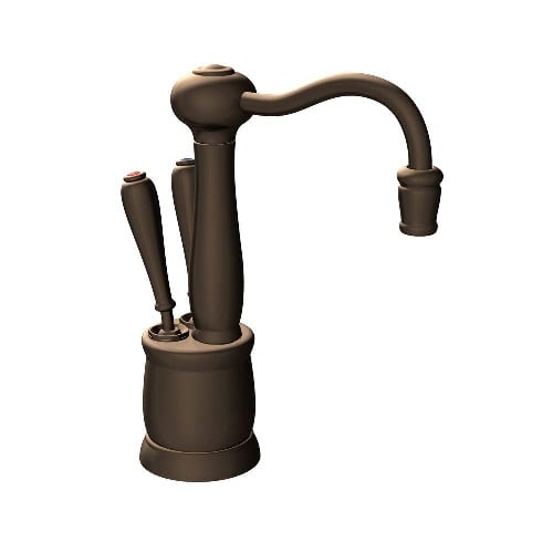Insinkerator F-HC2200MB Indulge Antique 2-Handle Instant Hot and Cold Water Dispenser - Mocha Bronze
