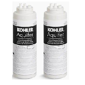 Kohler 77688-NA Aquifer Replacement Filter Cartridge 2-Pack