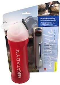 Katadyn MyBottle Water Microfilter - Red Splash