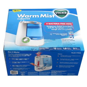 Vicks V745A Warm Mist Humidifier with Auto Shut-Off 2-Pack