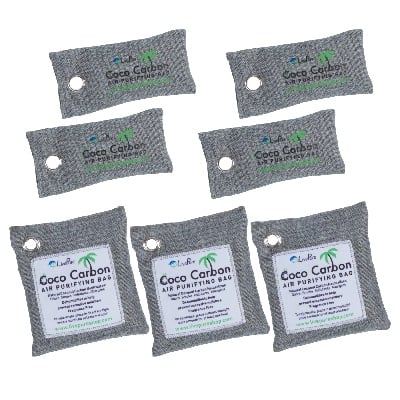 LivePure LPCB7-G  Gray CocoCarbon Air Purifying Bags
