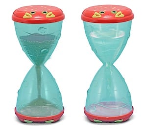 Clicker Crab Hourglass Sand & Beach Funnel Toy