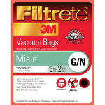 Miele Vacuum Filters, Bags & Belts MIELE S500 SERIES DELUXE MIDSIZE replacement part Filtrete Miele G/N Vacuum Bags and Vacuum Filters