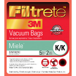 Miele Vacuum Filters, Bags & Belts ALL MIELE S140-S157 SERIES UPRIGHT replacement part 3M Filtrete 68706 - Miele K K Vacuum Bags & Vacuum Filters