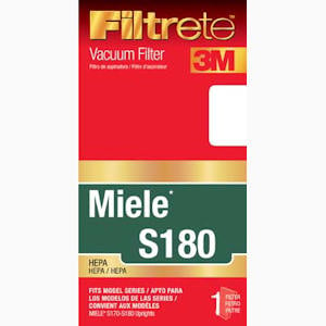 Miele S180 HEPA Vacuum Filter Replacement 4-Pack