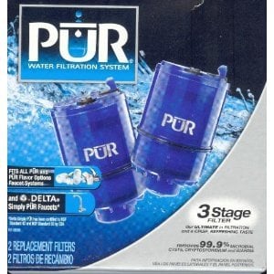 FilterPro Replacement for Faucet Water Filter Pur RF-9999 3 Pack 