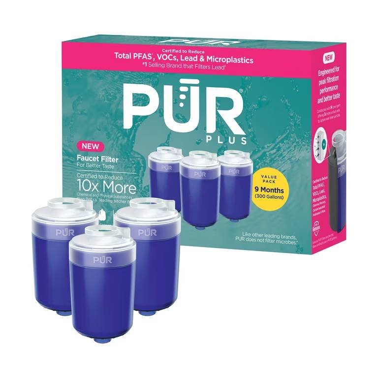 PUR RF-9999 Faucet Filter Replacements 3-Stage Filters - 3-Pack