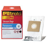 Panasonic 5500, 6200, 6300, 6600, 6700, 6800 AND 6900 SERIES replacement part - Panasonic U Vacuum Bags by 3M Filtrete