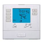 Pro1 IAQ T725 2 Heat 1 Cool Heat Pump Thermostat