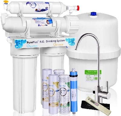 PurePlus RO-4 4-Stage Reverse Osmosis System with Pump