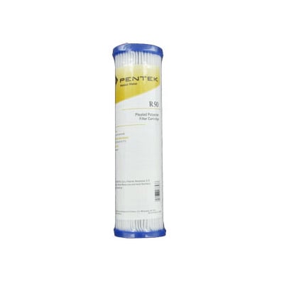 Pentek R50, 50 Micron Pleated Polyester Filter 10x2.5