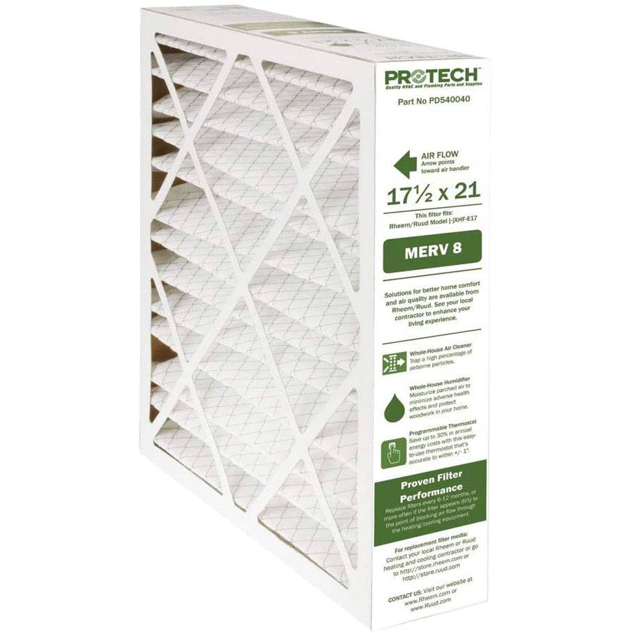 Rheem-Ruud ProTech PD540040 MERV 8 17 1/2x21x5 Media Filter
