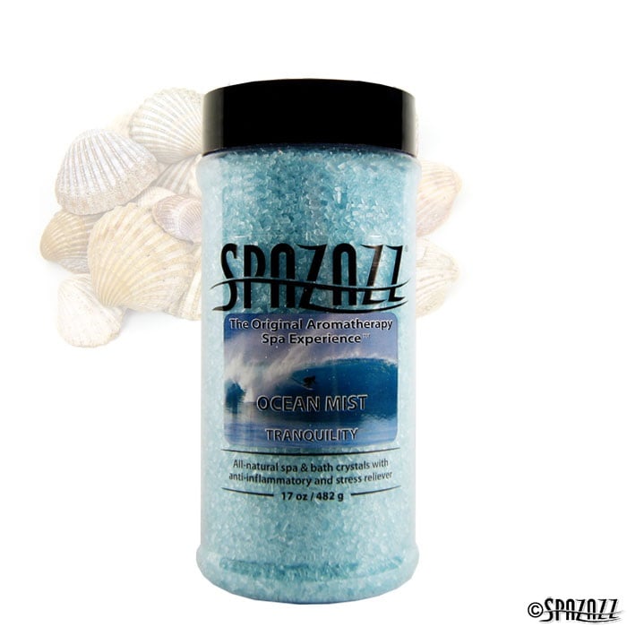 Spazazz Tranquility Ocean Mist Aroma Spa Salts 17 oz