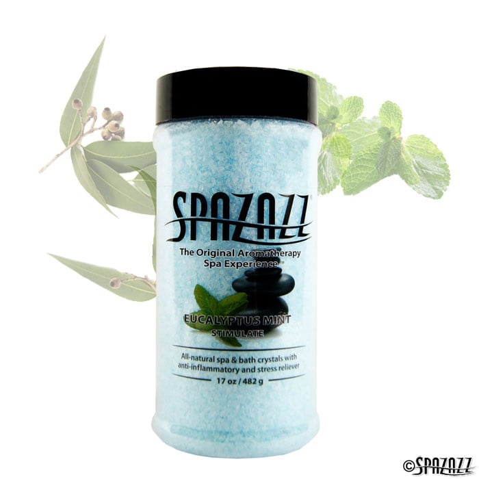 Spazazz Eucalyptus Mint Spa Crystals 17 oz - 'Stimulate'