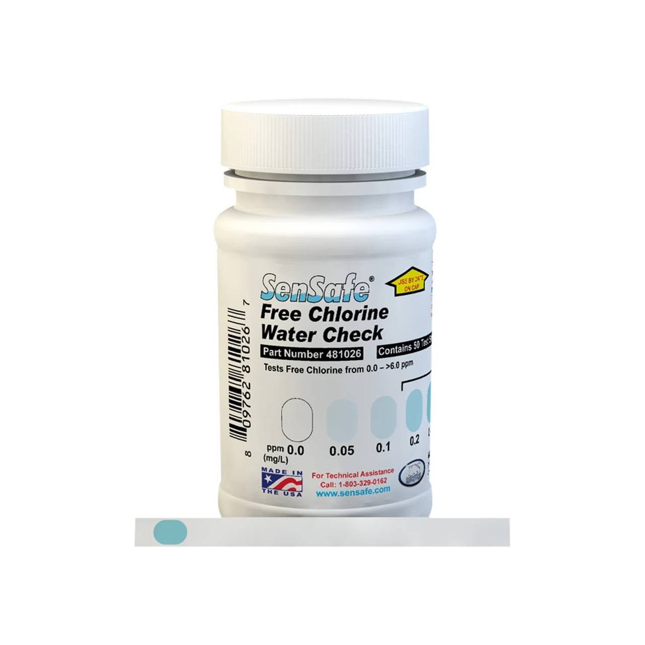 SenSafe 481026 Free Chlorine Water Test Kit