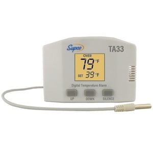 Supco TA33 Temperature Guard Heat Alarm w/ Display