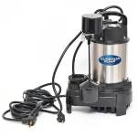 Superior Pump 92571 1/2 HP Stainless Steel Sump Pump with Vertical Float Switch