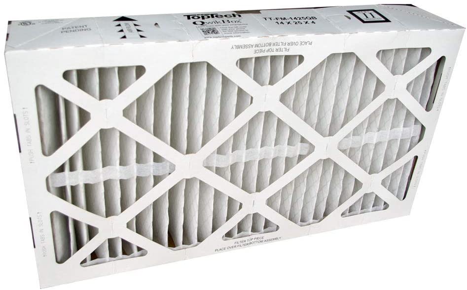 TechPure TT-MAC-1429 replacement part - TopTech TT-FM-1425QB 14x25x4 MERV 11 QwikBox Filter