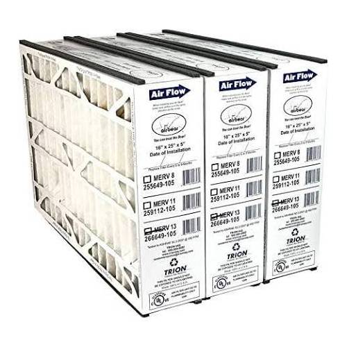 Trion Air Bear 266649-105 16x25x5 MERV 13 Air Filter- 3-Pack