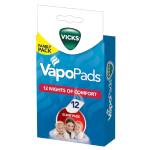 Vicks VWM845 replacement part - Vicks® VSP-19FP Soothing Menthol Vapors VapoPads®  - 12-Pack