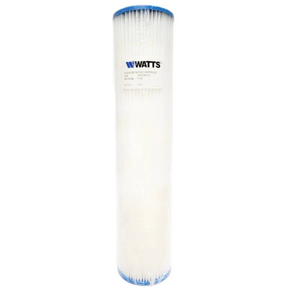 Watts WPC20FF20 20" x 4.5", 20 Micron Pleated Water Filter