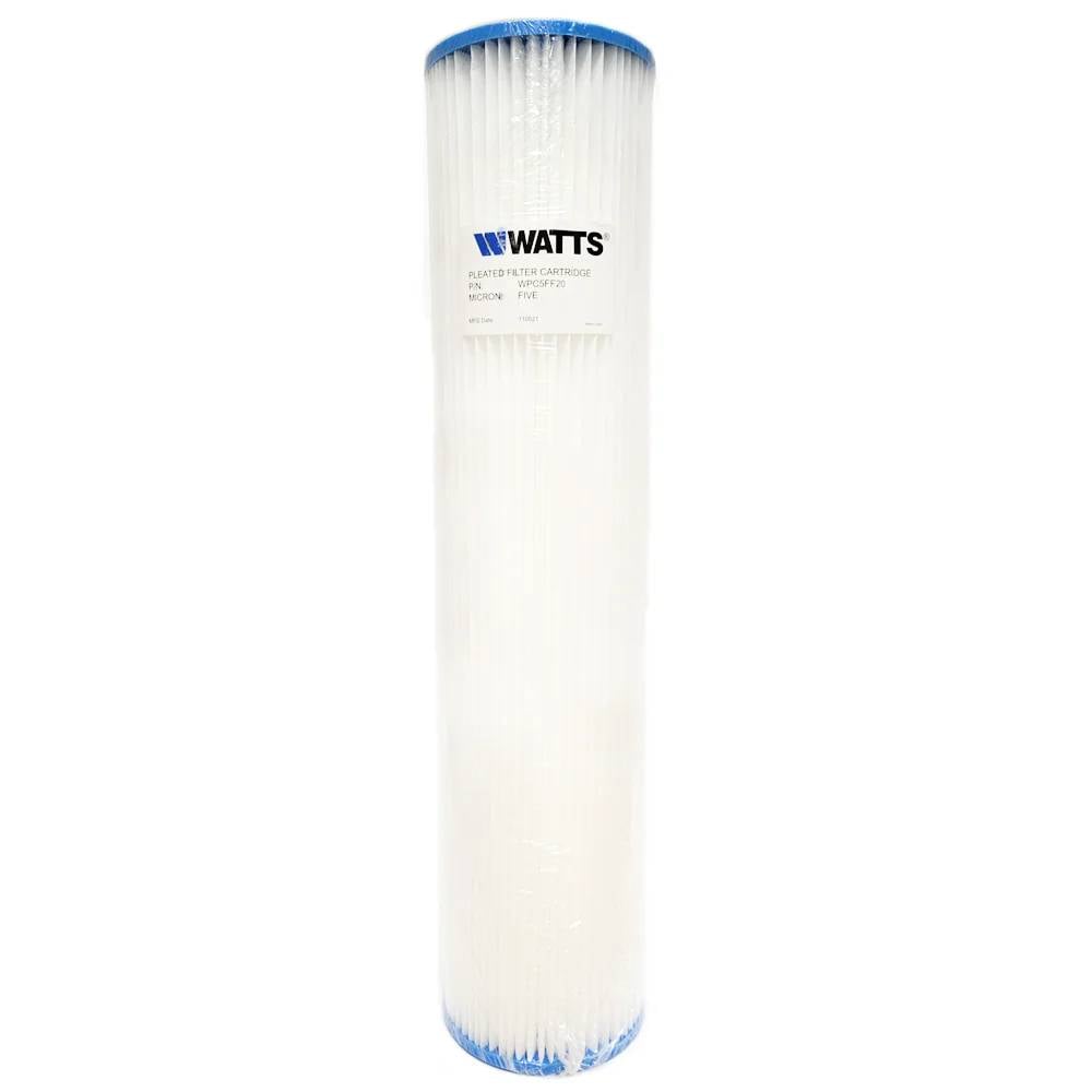 Watts WPC5FF20 Replacement for AquaFlo PPC-5-20BB Pleated Water Filter
