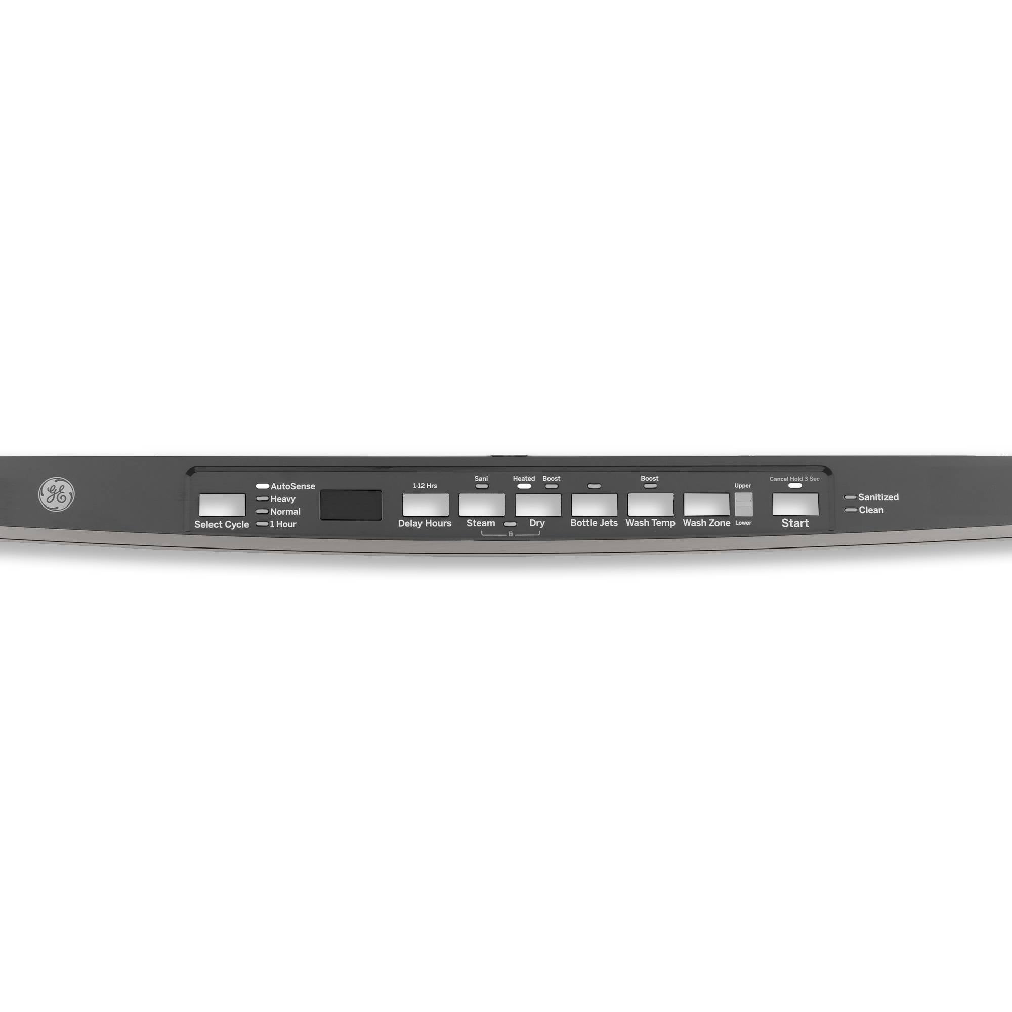 Whirlpool WD34X24506 Console Buttons Graphic Cover Assembly