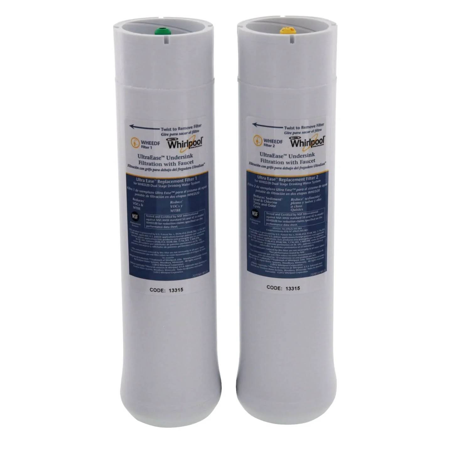 Whirlpool Ultra-Ease WHEEDF Replacement Filters