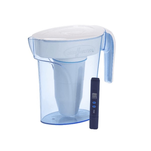 ZeroWater ZP-006 6-Cup Space Saving Water Filter Pitcher
