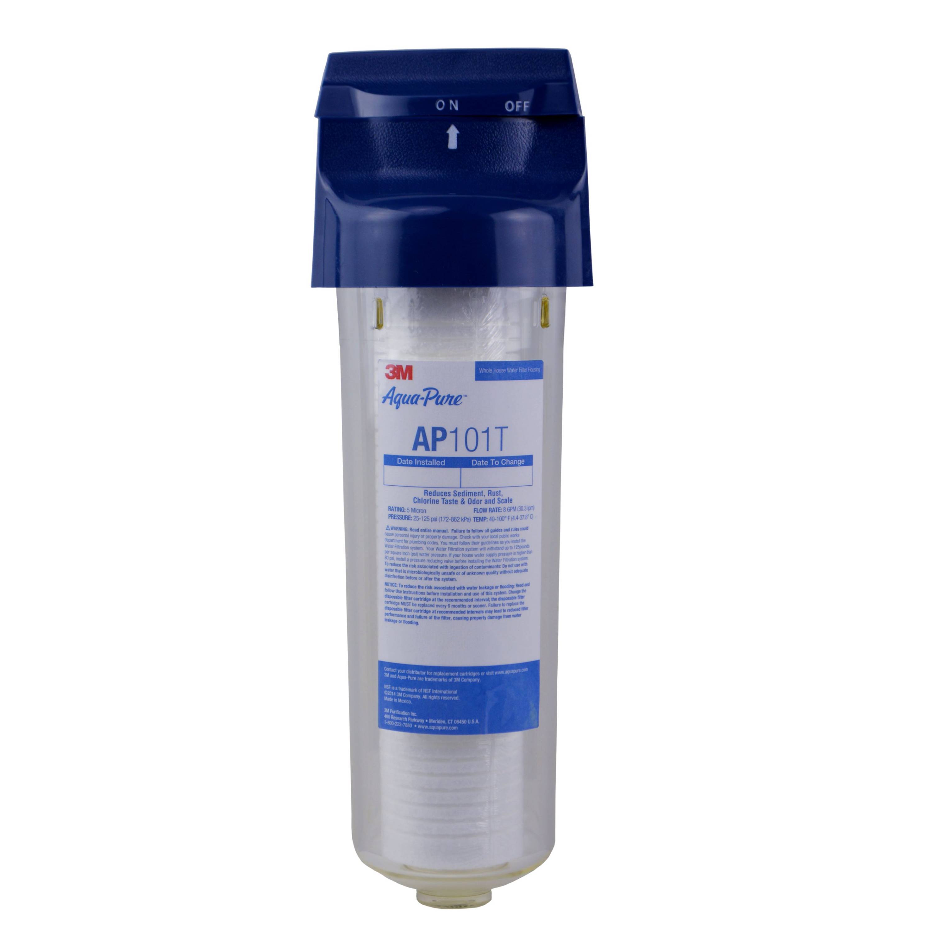3M AP101T Whole House Water Filter System 4-Pack