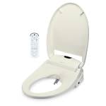 Brondell Swash 1400 Biscuit Luxury Bidet Toilet Seat - Round