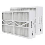 Electro-Air Air Filters EABB1625 replacement part Carrier P102-1625, 16x25x5 Compatible MERV 8 Filter - 2-Pack