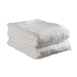 Delilah Home DHT-100100 White Organic Cotton Towel